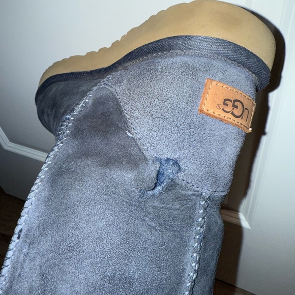 UGG Classic Short II Navy Boots - Picture 6 of 8